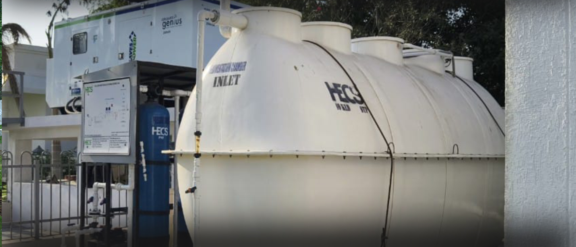 Packaged sewage treatment plants