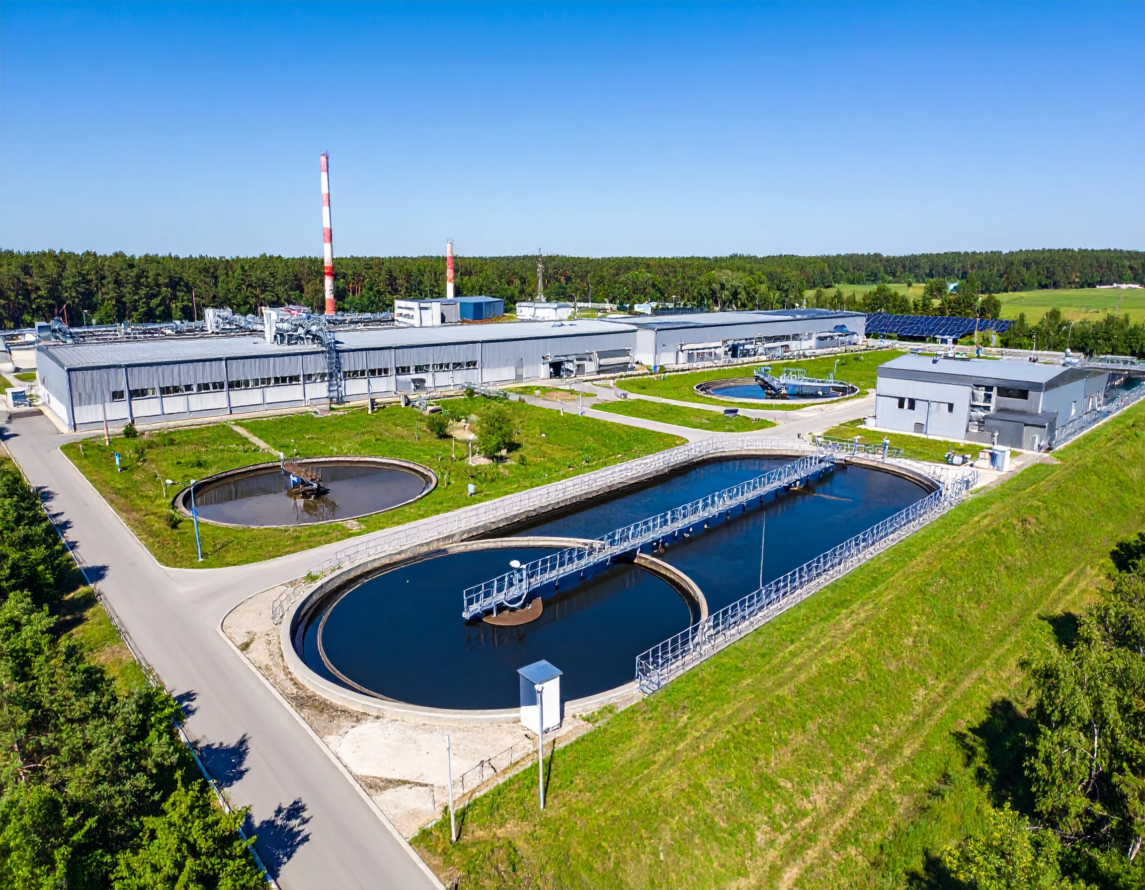 Modern Sewage Treatment Plants