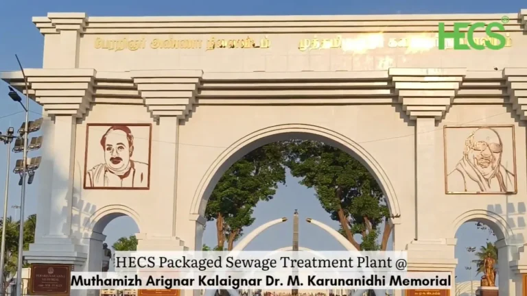HECS 10 KLD packaged STP at the Kalaignar Memorial, Chennai