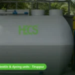 HECS packaged ETP (X-FLUENT FRP effluent treatment plant) for textile and dyeing units in Tiruppur
